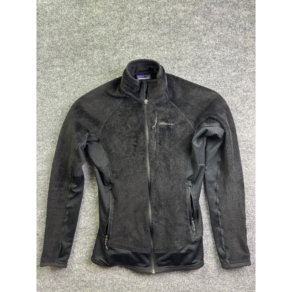 Patagonia R2 Fleece Jacket Womens M Black Full Zip Regulator Technical Layer